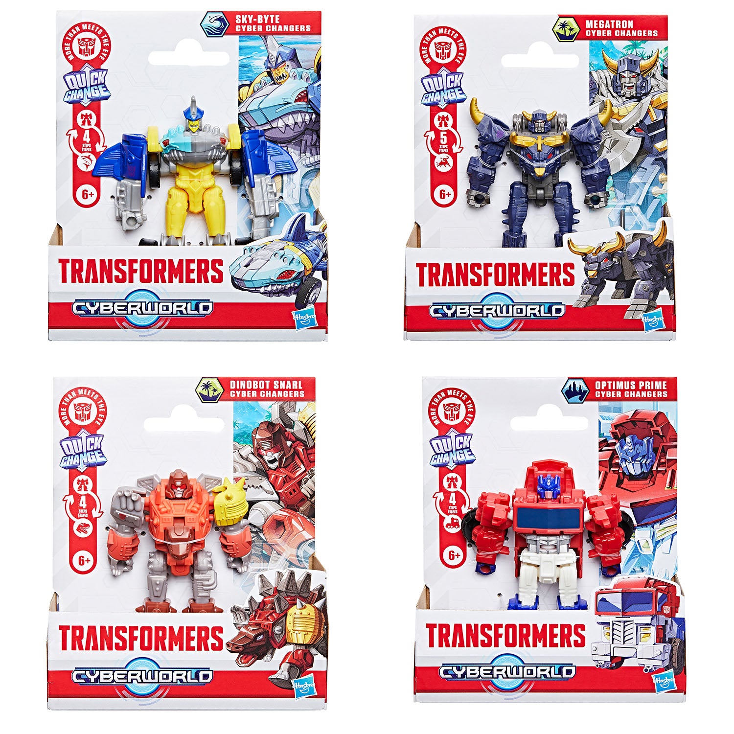 transformers-tra-cyberworld-4in-figure Cyber Changer -Asst